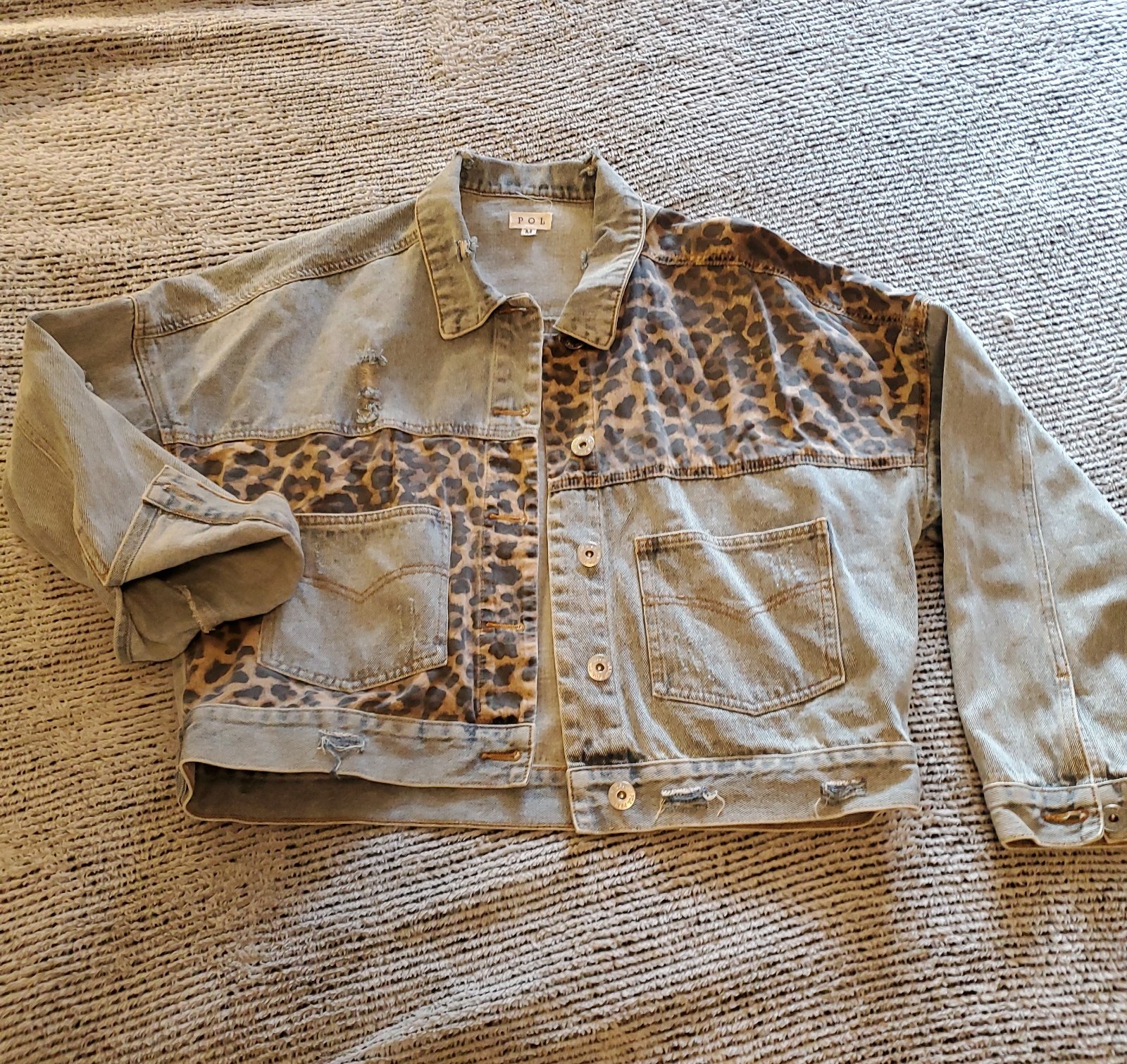 Leopard & Denim Jacket