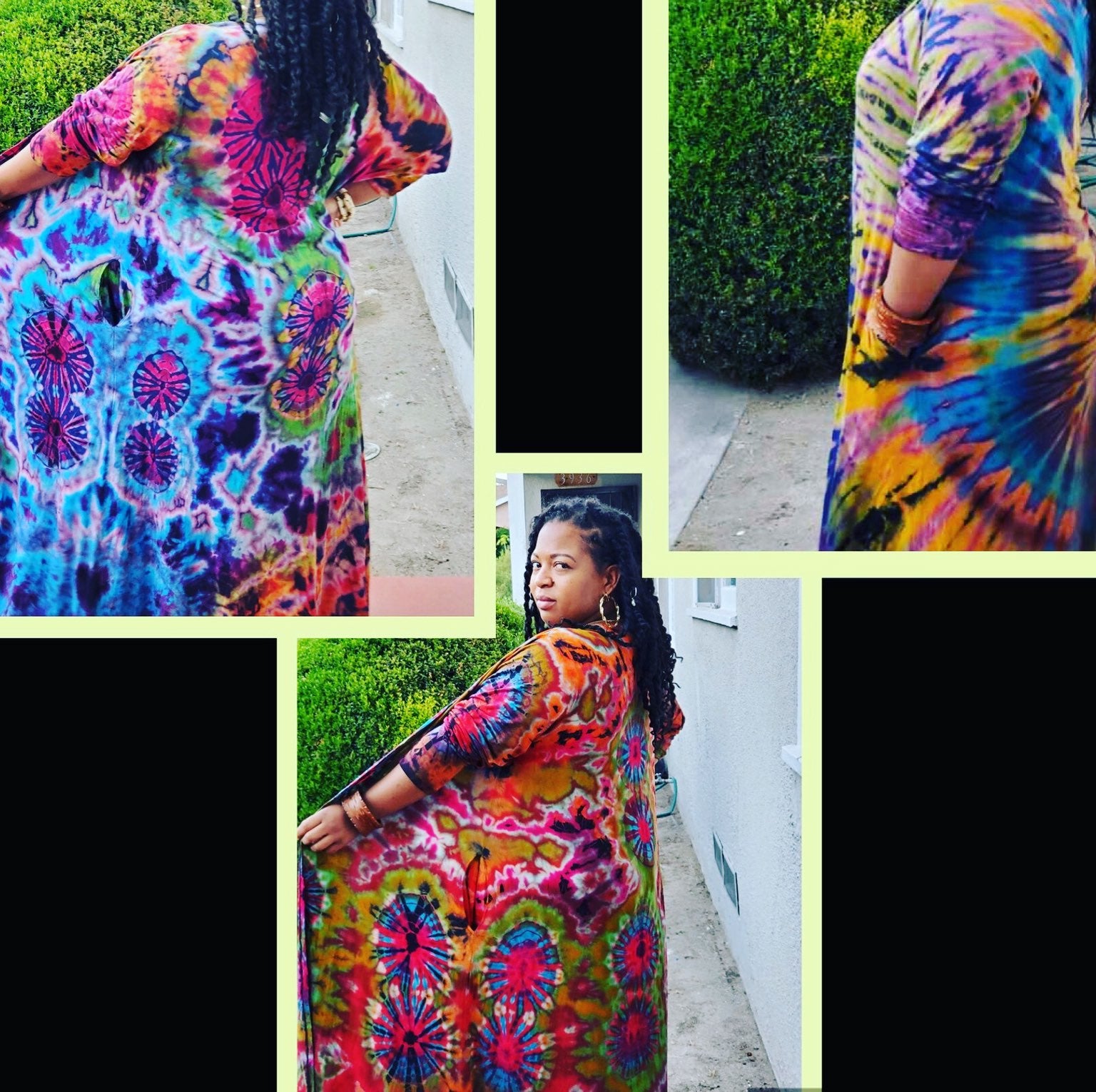 Handmade Tye Dye Kimono