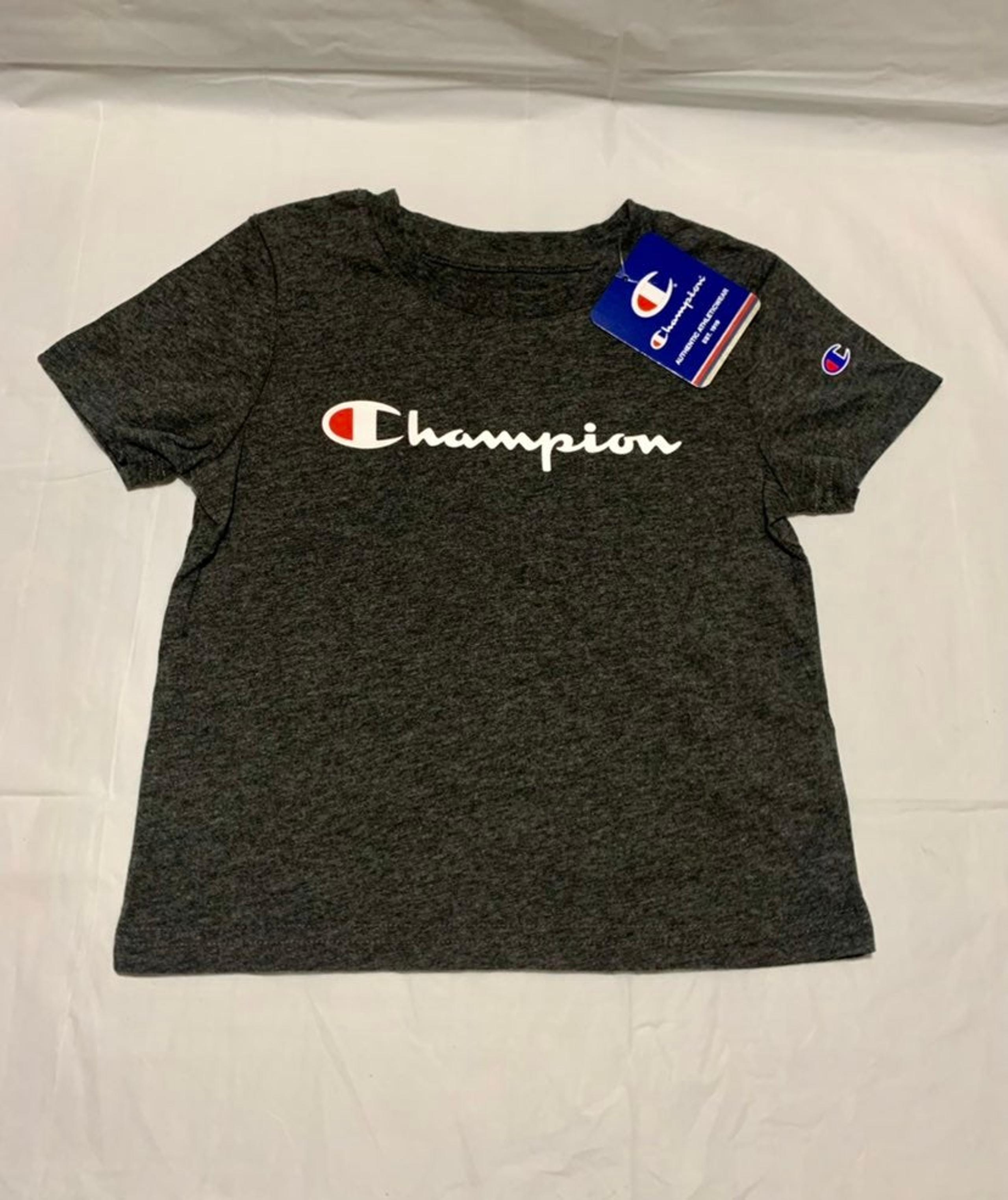 Toddlers Size 3T Granite Heather/Black Champion T-Shirt