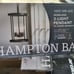 Hampton Bay Moreland 3--Light Bronze Pendant