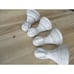 4 Cast Iron Bathtub Claw Feet Foot Bath Tub Reproduction Restoration Distressed