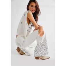 Free People x Zandra Rhodes Just Float On Flare Jeans Sz 29