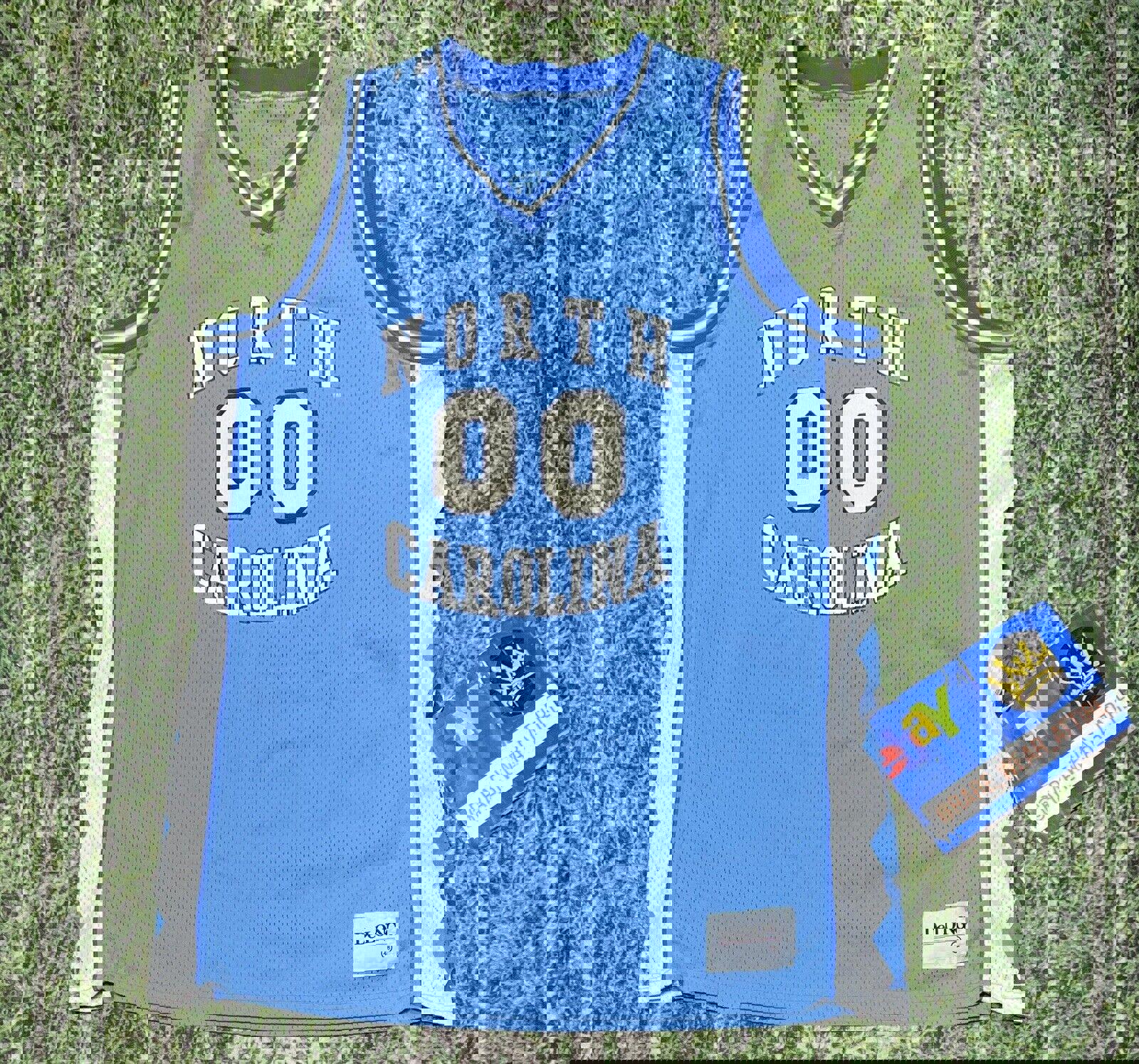 Authentic Delong North Carolina Tarheels Eric Montross Jersey Basketball 48 Ncaa