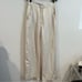 Aritzia Le Fou Wilfred high rise wide leg white linen blend pants size 4