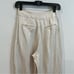 Aritzia Le Fou Wilfred high rise wide leg white linen blend pants size 4