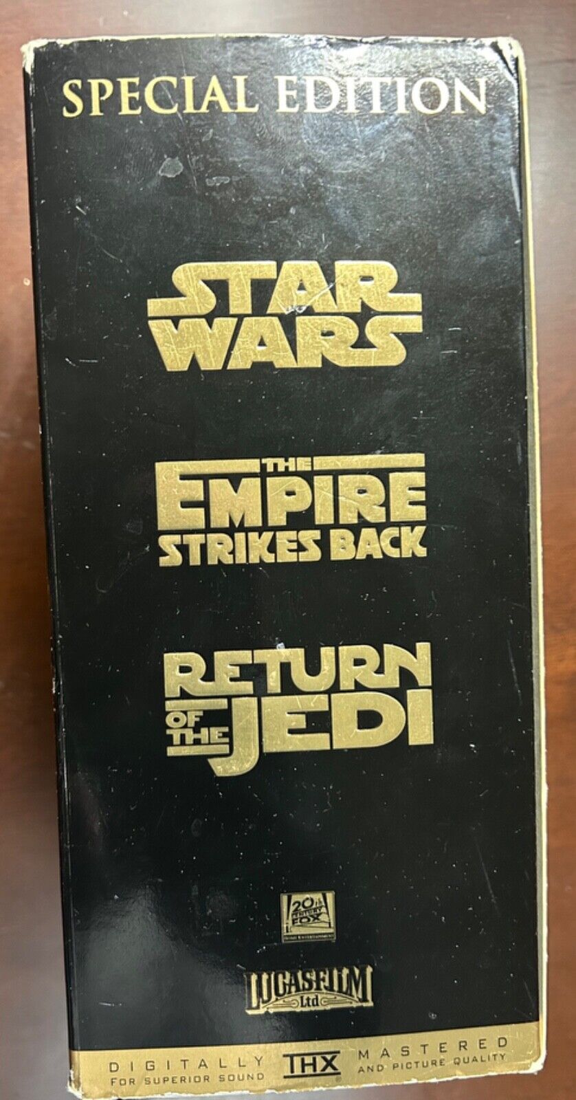 VHS STAR WARS TRILOGY 1997 SPECIAL EDITION, BOX SET 20Th CenturyFox Video Releas
