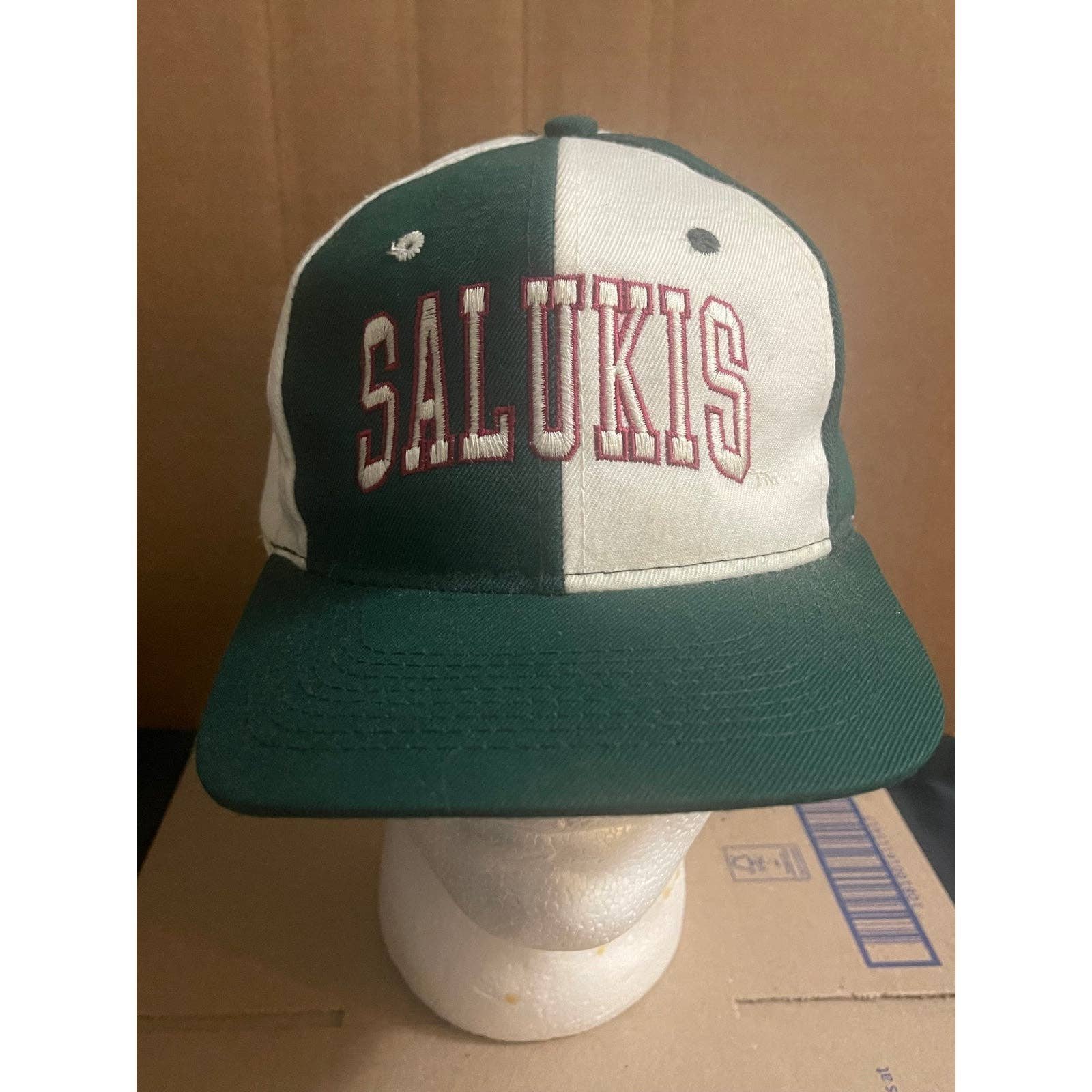 Vintage Southern Illinois University Salukis Snapback Hat College Headmaster