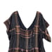 NEW Free People Barcelona plaid Mini Dress Size L metallic black