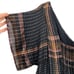 NEW Free People Barcelona plaid Mini Dress Size L metallic black