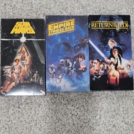 Star Wars VHS Tapes- 2 are sealed