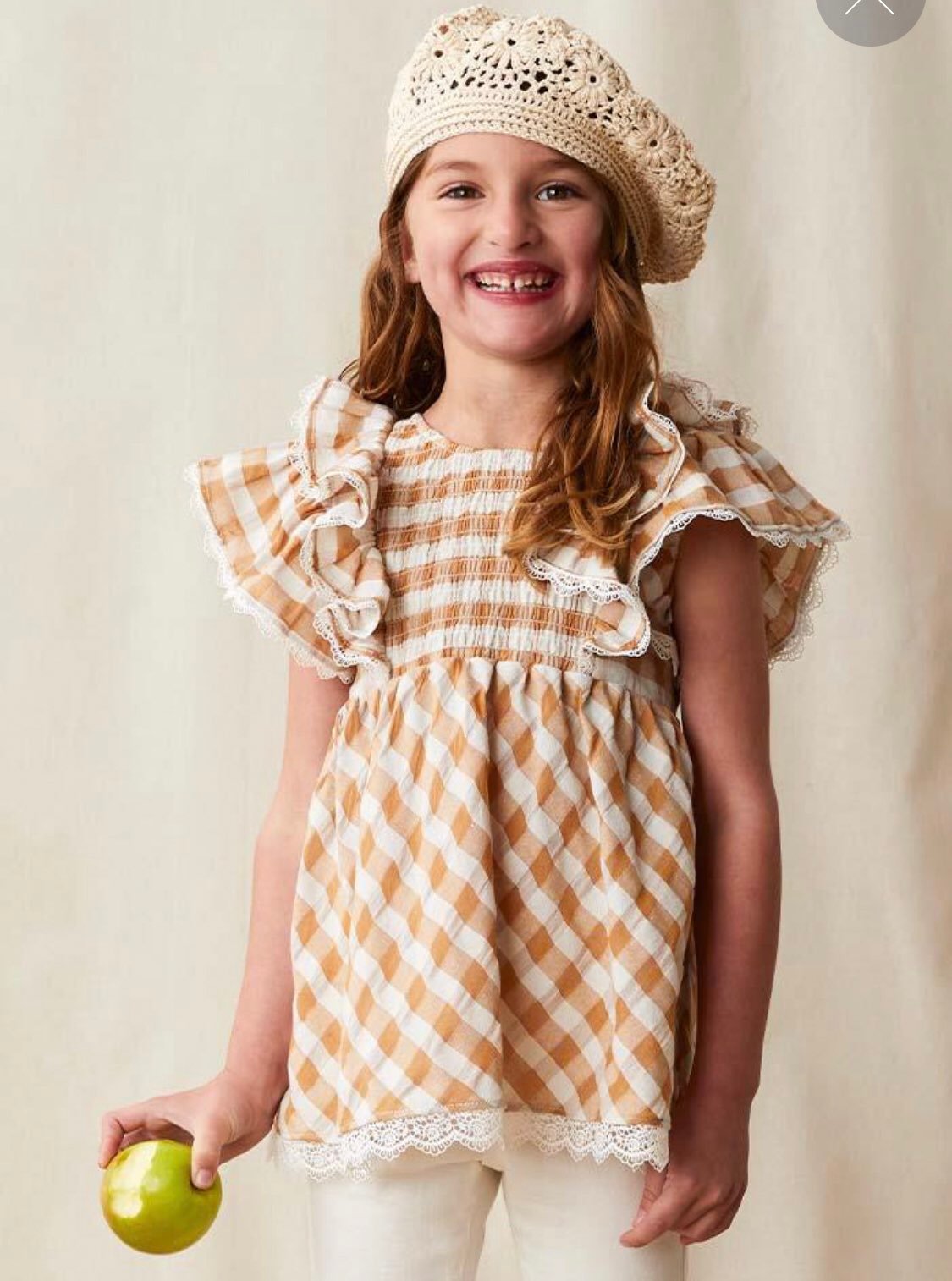 Size 8 NWT Matilda Jane Firefly Flutter Sleeve Top