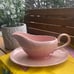RARE MIKASA SPRING HIBISCUS-SET OF 5.Serving bowl,salt&pepper,gravy boat/saucer
