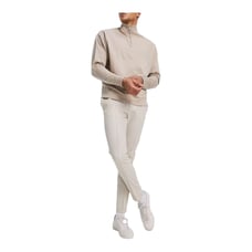 ASOS DESIGN skinny ankle grazer smart jogger with contrast drawcord beige 28x30