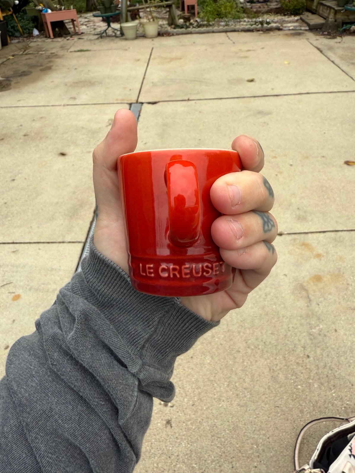 Le Creuset espresso mug SET OF 2!