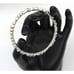 925 STERLING BRACELET, bangle, handmade, primitive style, 25.6 grams, 2 1/2