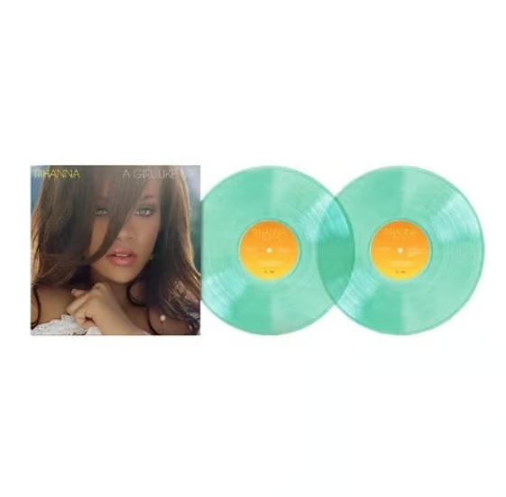 Rihanna A Girl Like Me 2-LP ~ Ltd Color Vinyl (Translucent Sea Glass) ~ Sealed!