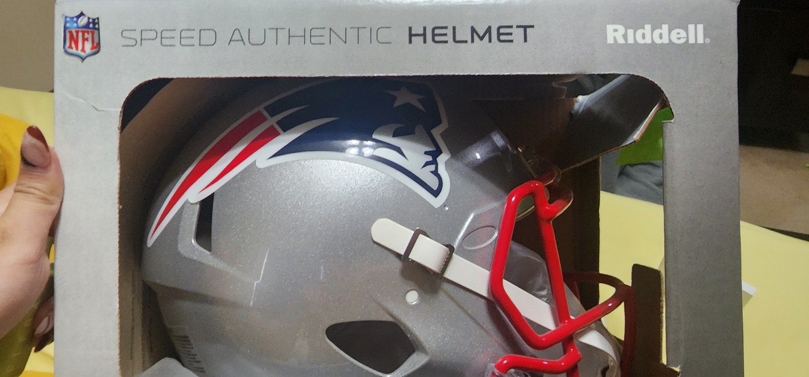 Autographed NFL helmet