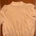 ZARA Crochet Tonal Ruffle Long Bell Sleeves Knit Sweater in Cream Size Large