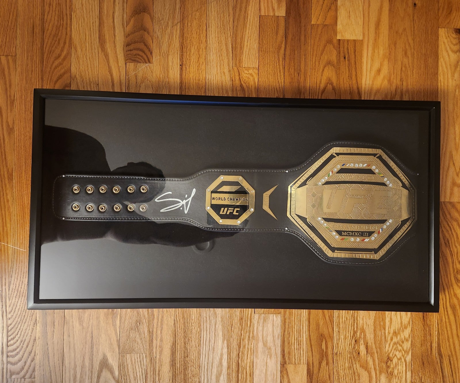 Autographed Francis Ngannou UFC Belt