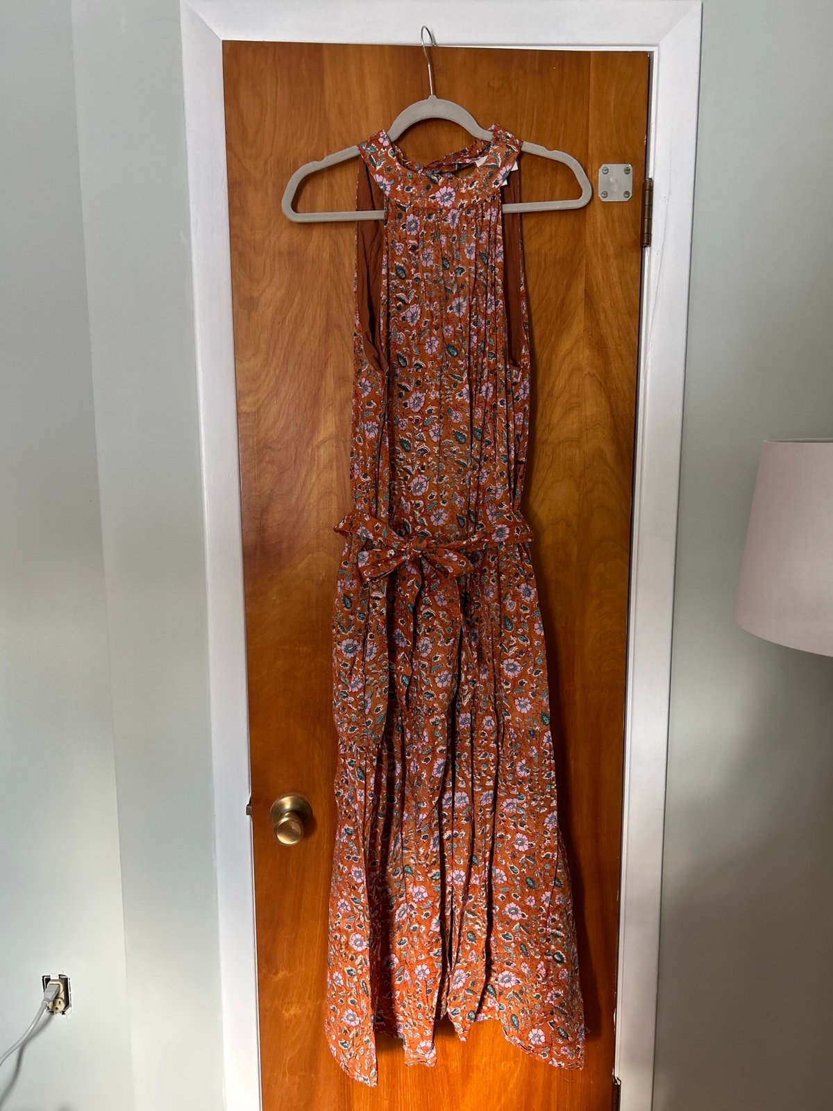 Cleobella Reformation Wilder Ankle Dress in Terracotta Floral