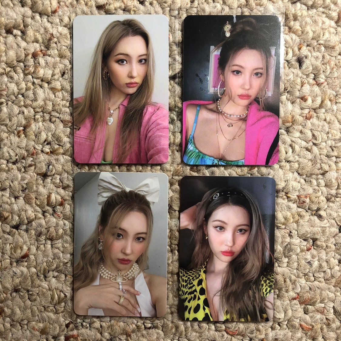 Sunmi 1/6 You can't sit with us official kpop Makestar photocards