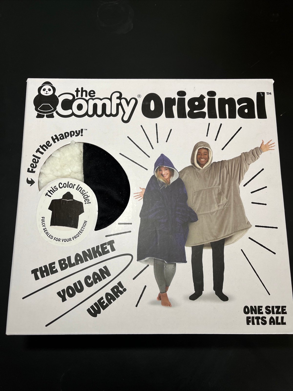 The Comfy Oversized Sherpa Blanket Sweatshirt - Black