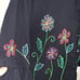 NWT Timberlea black embroidered beaded sweater