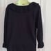 NWT Timberlea black embroidered beaded sweater
