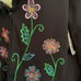 NWT Timberlea black embroidered beaded sweater