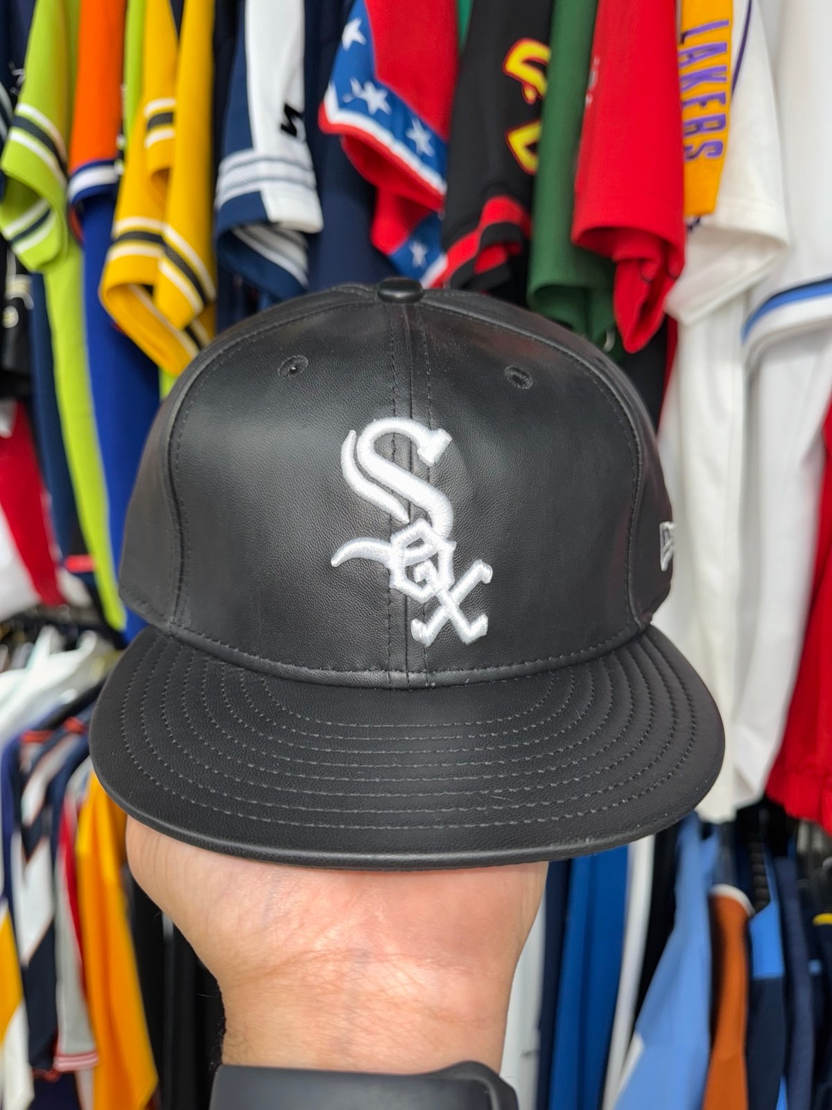 White Sox Team Leather Hat