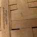 Vintage Longaberger 1998 Large Picnic Basket w/ Green Ruffle Liner Plastic liner