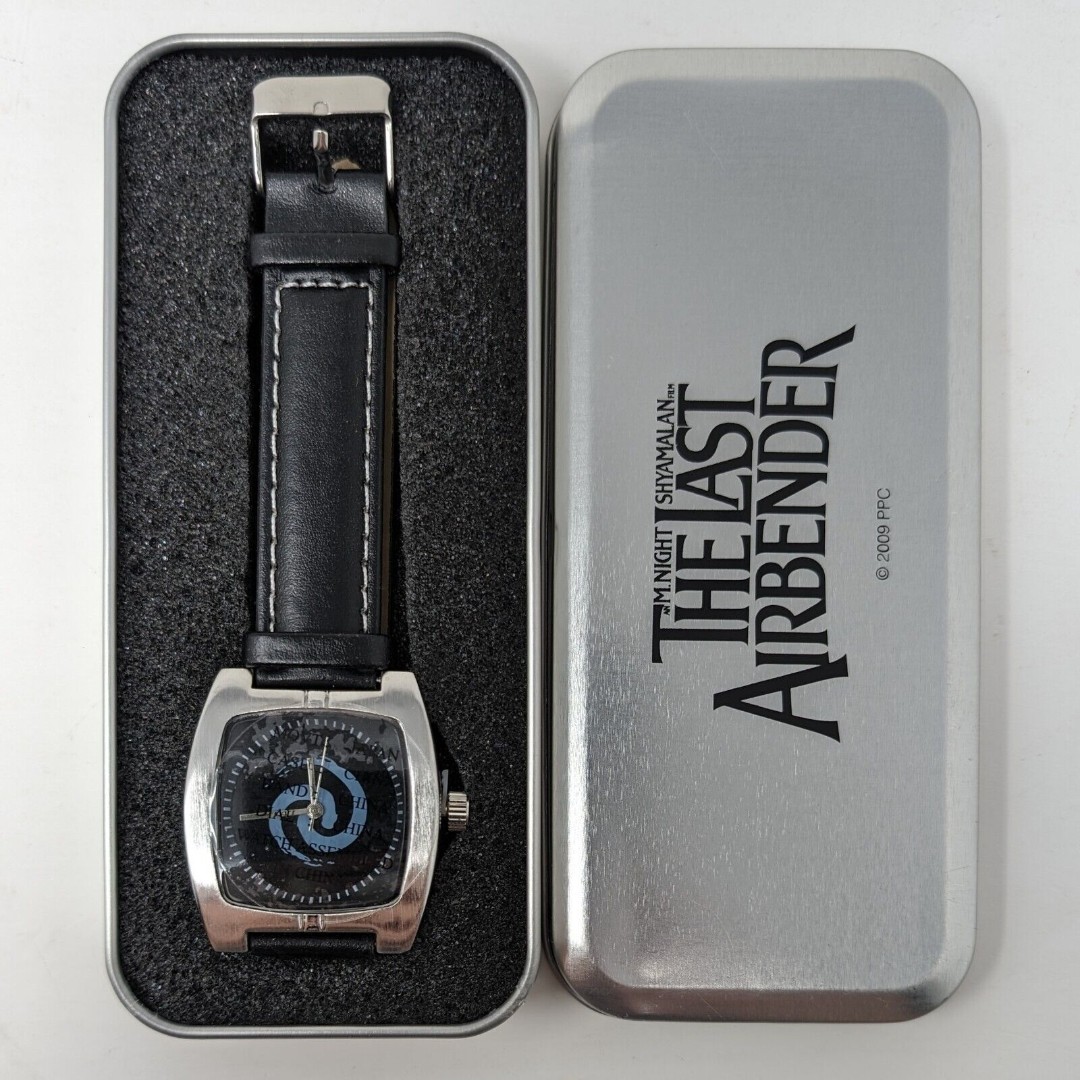 2009 M. Night Shyamalan The Last Airbender Movie Premier Watch In Tin Unused