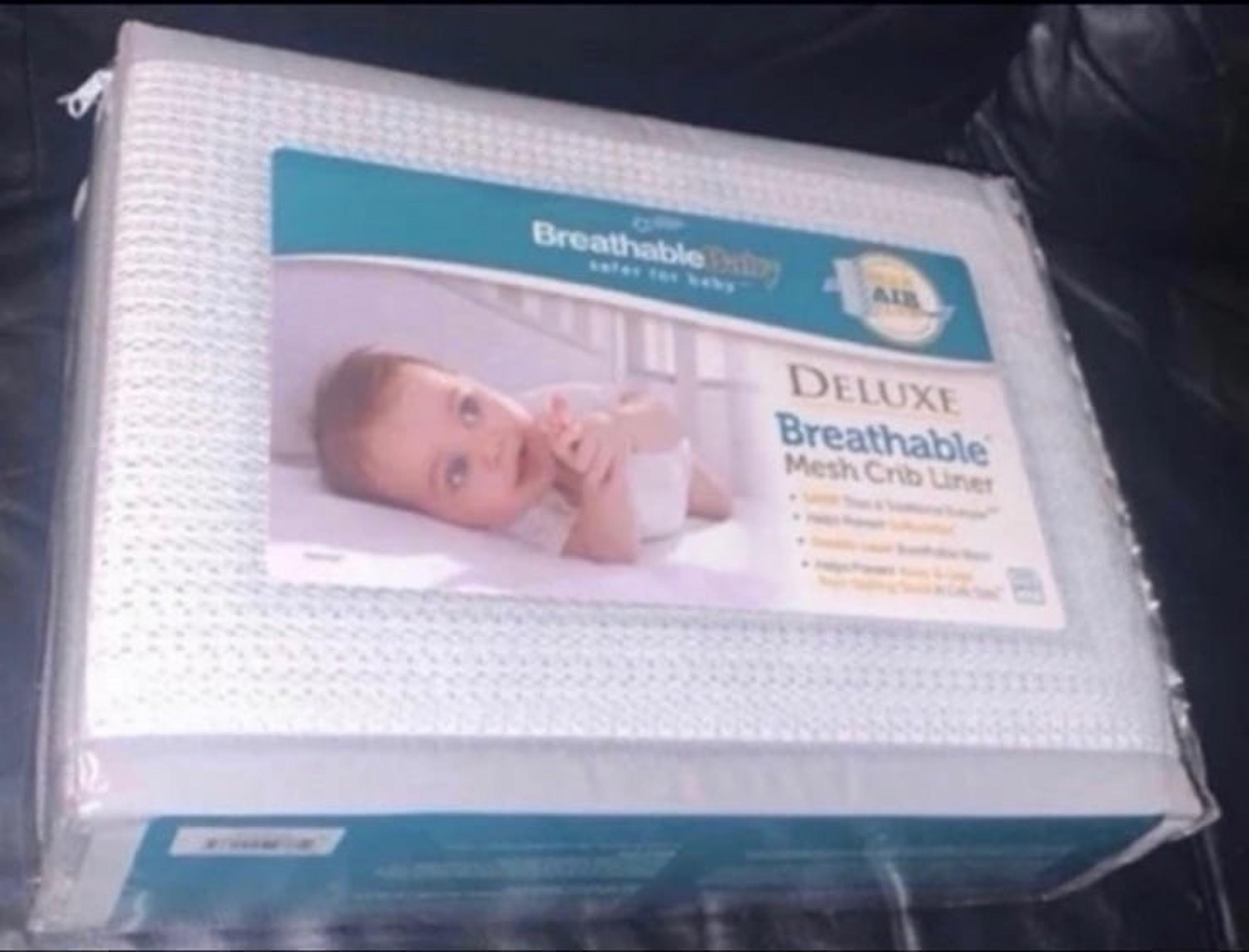 Deluxe mesh crib liner by Breathable Baby