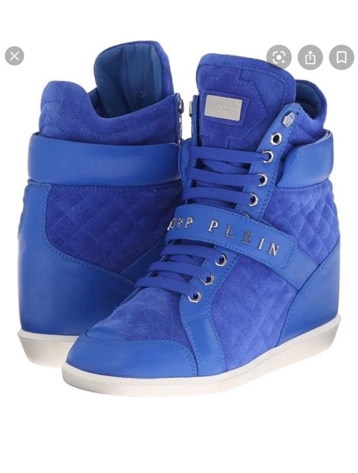 Philipp plein blue sneakers