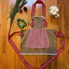 Girls Gingerbread Apron