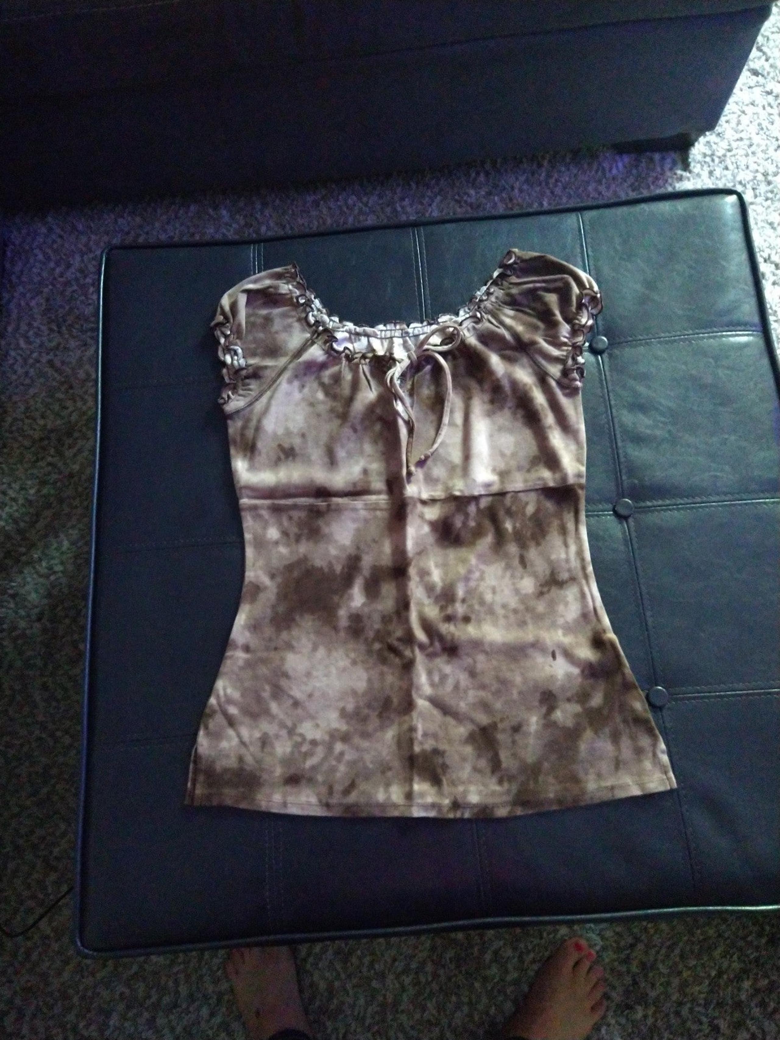 Women's fashion bug top size medium brown/tan
