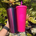 Starbucks Pink Studded & Stainless Steel