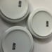 Lot of 3 vintage Harley Davidson ceramic Ashtarys o