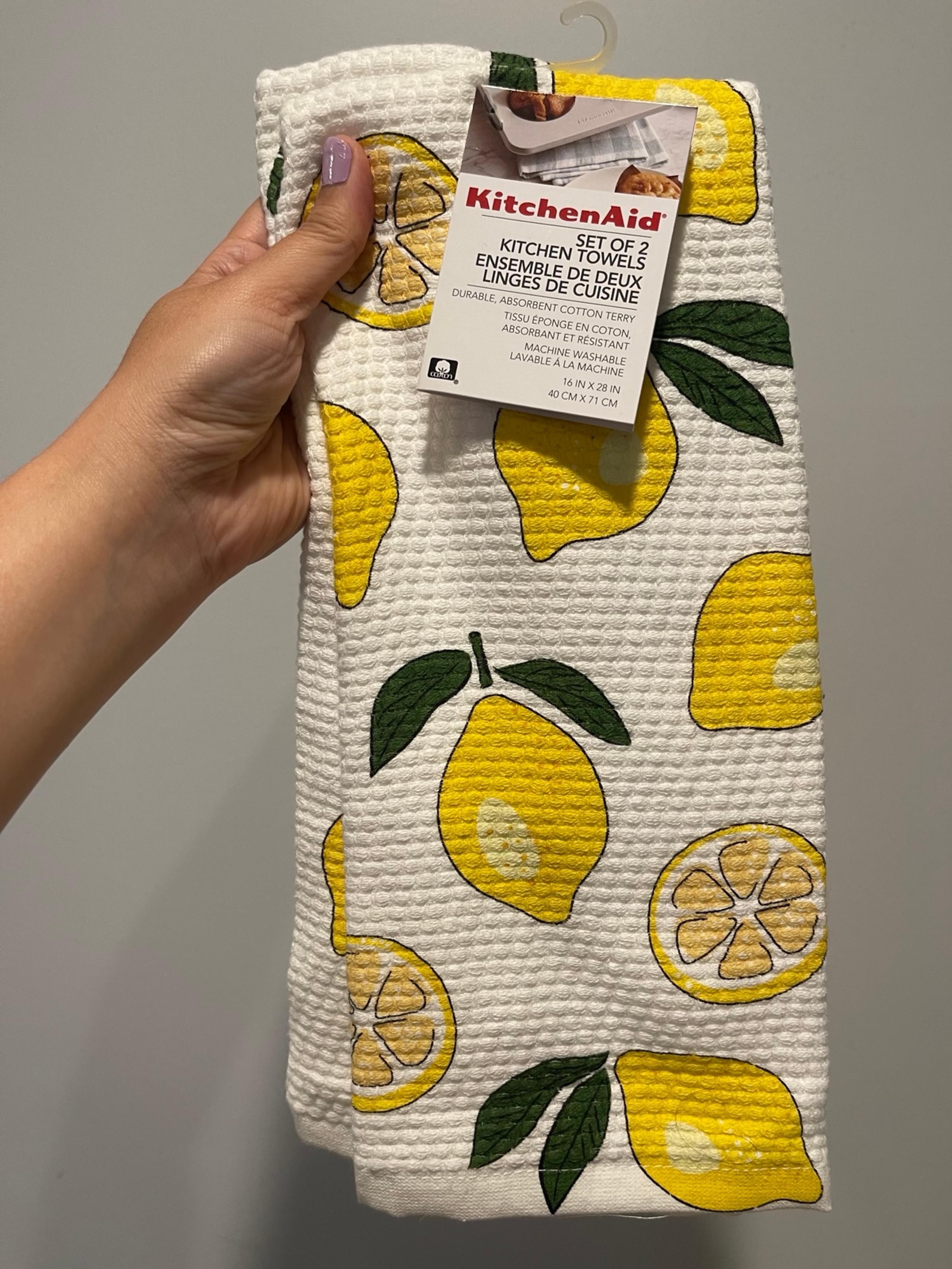 KitchenAid Kitchen Towels (NWT) Lemon design
