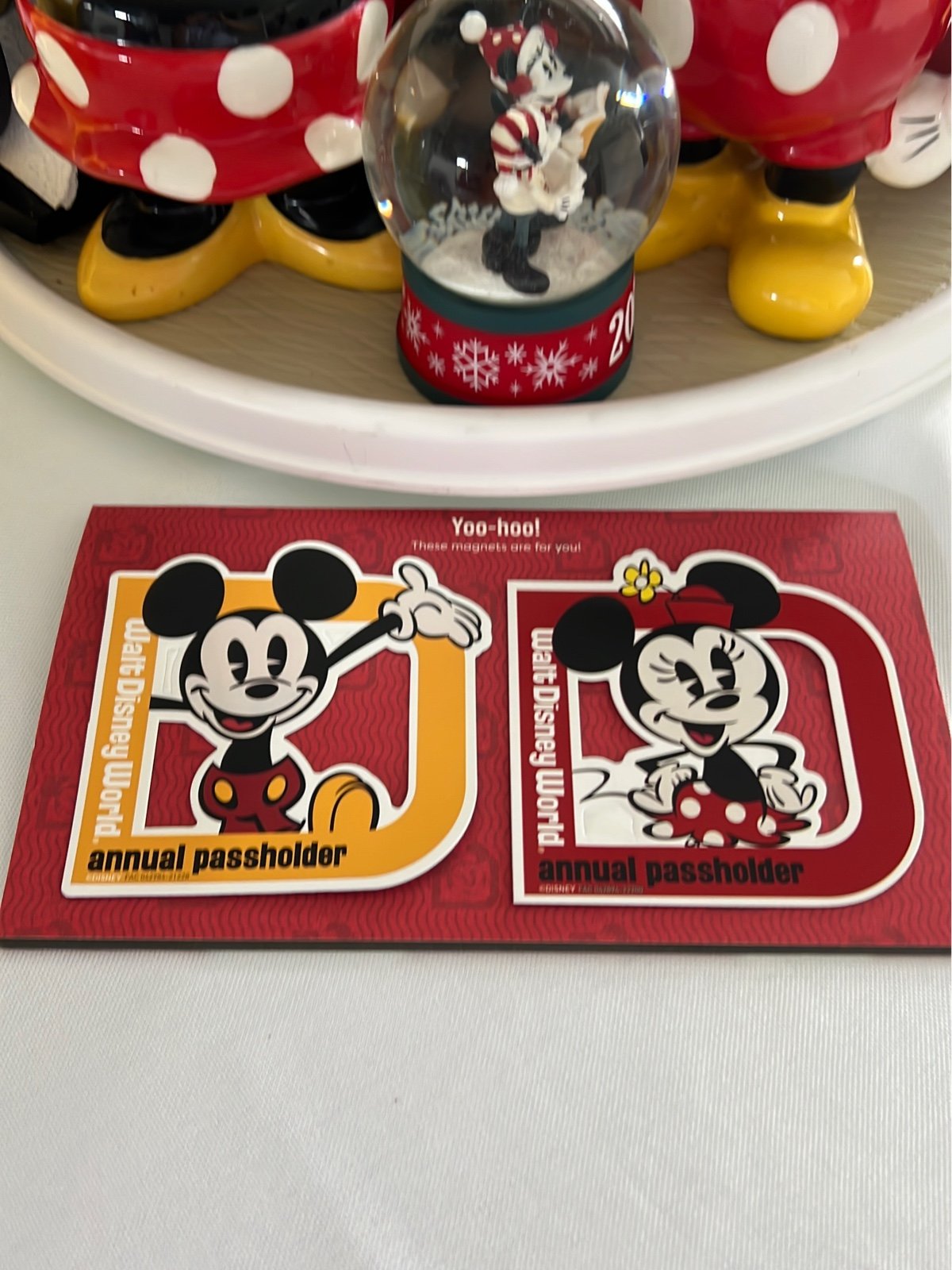 Disney Annual Passholder Minnie Magnet