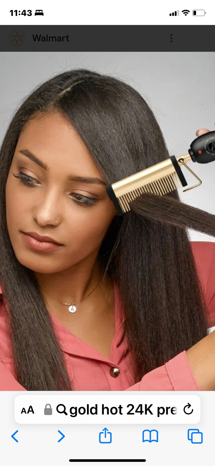 ELECTRIC pressing comb