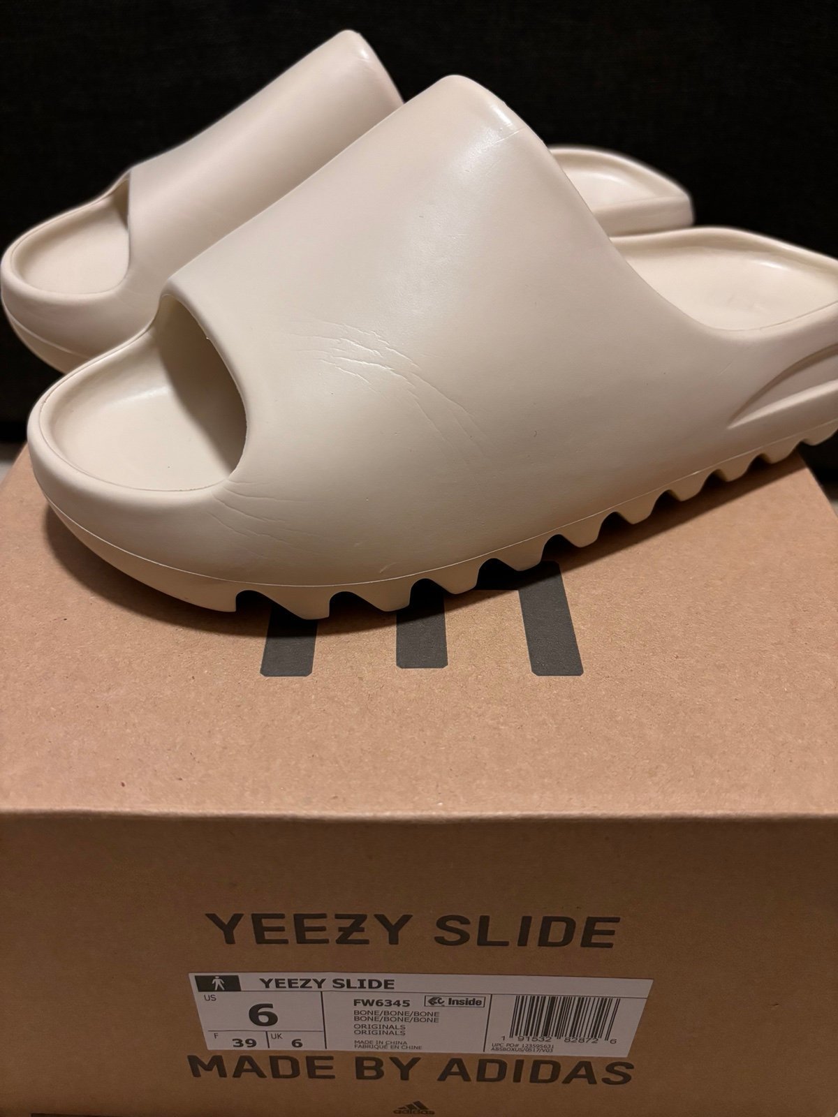 Yeezy slides bone