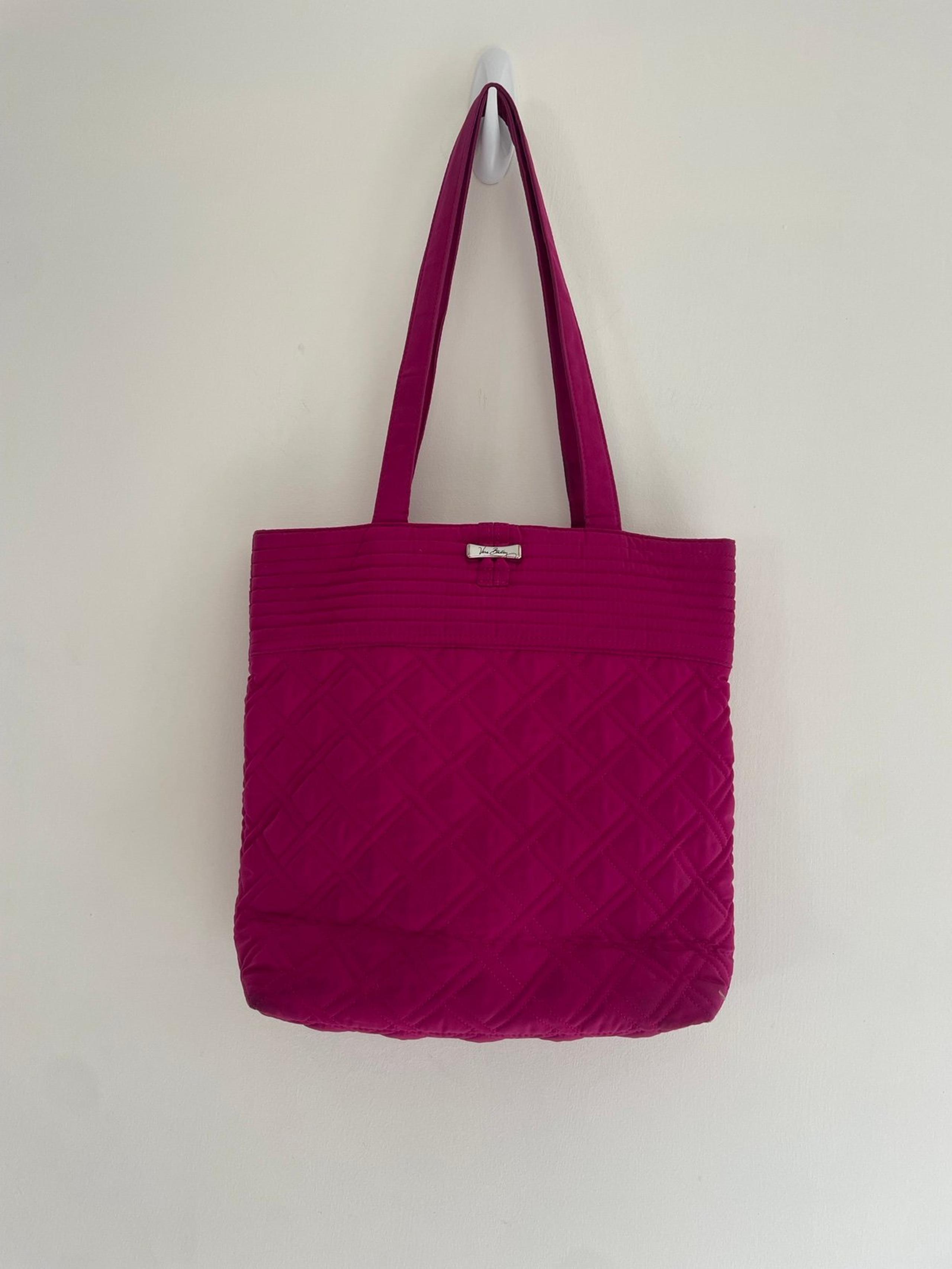 Vera Bradley Quilted Tote Bag Majestic Magenta Gently Loved