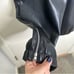 Anthropologie Avec Les Filles NWOT Black Faux Leather Joggers Petite