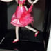 LADIES WITH ELEGANCE BLOWN GLASS ORNAMENT PINK PARTY LADY NWT