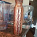 34oz Pure Copper Water Bottle for Drinking – Ayurvedic Hammered Copper Water