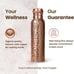 34oz Pure Copper Water Bottle for Drinking – Ayurvedic Hammered Copper Water