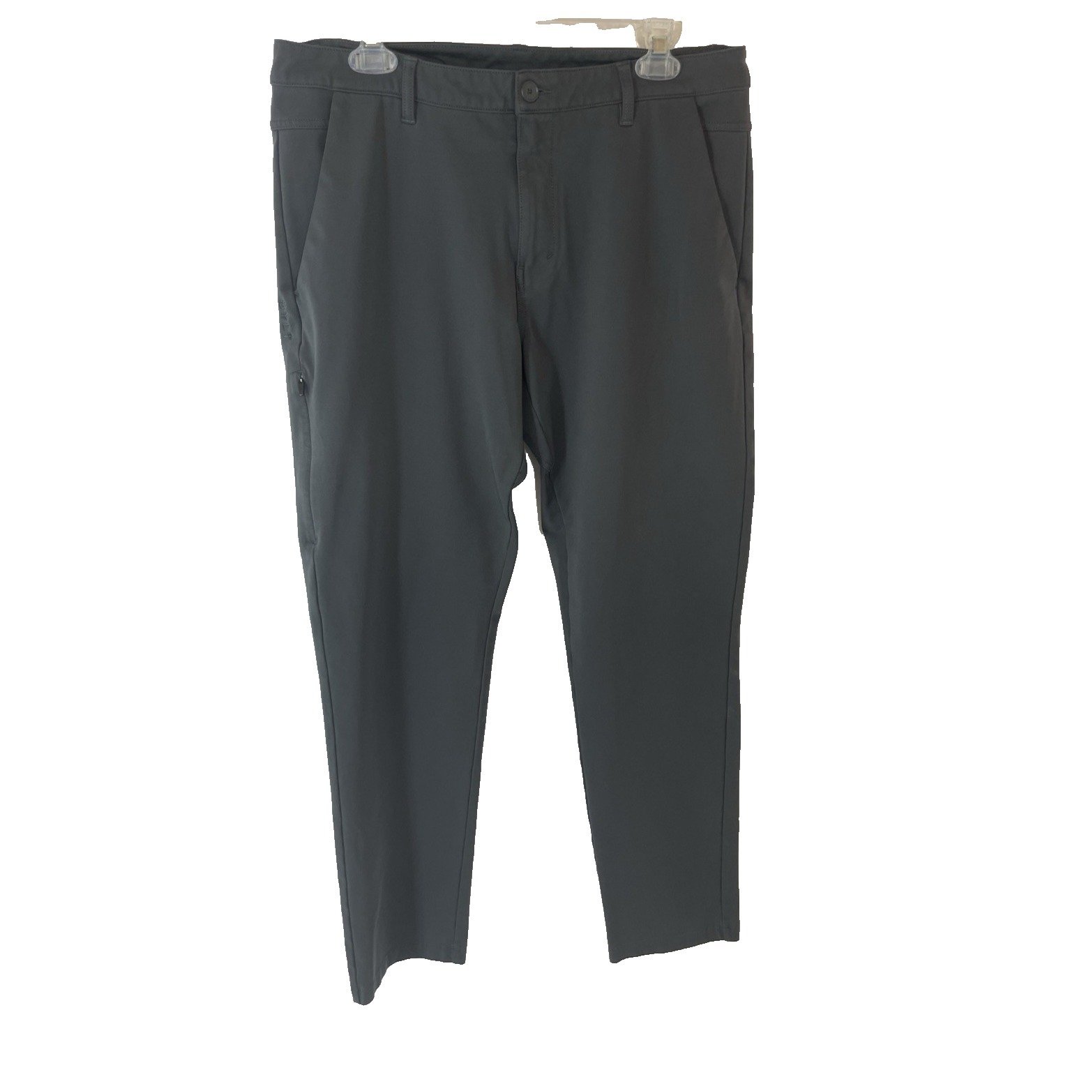 BYLT Everyday Pant 2.0 Slim Fit Dark Gray Chino Mens Pants Size 36