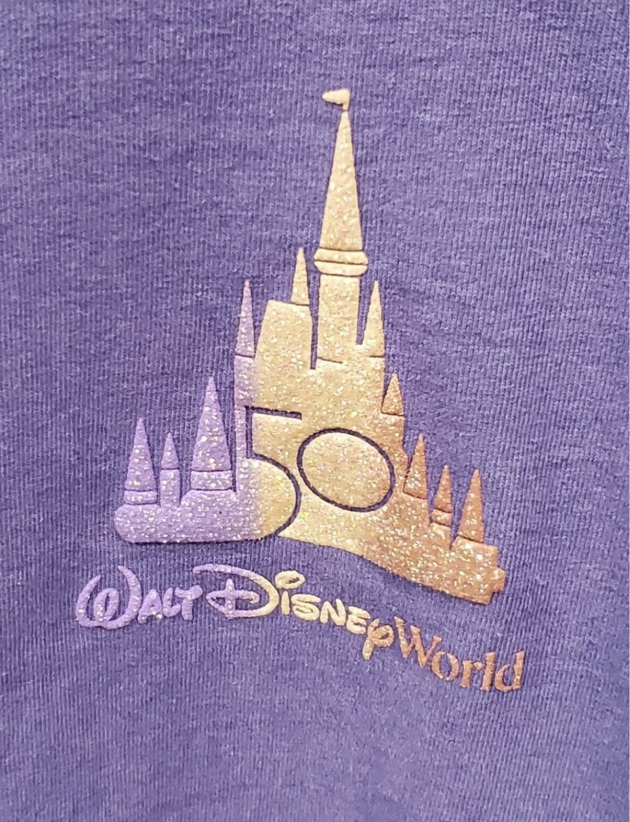 2021 Walt Disney World 50th Anniversary Castle outlets Spirit Jersey Purple SMALL NWT