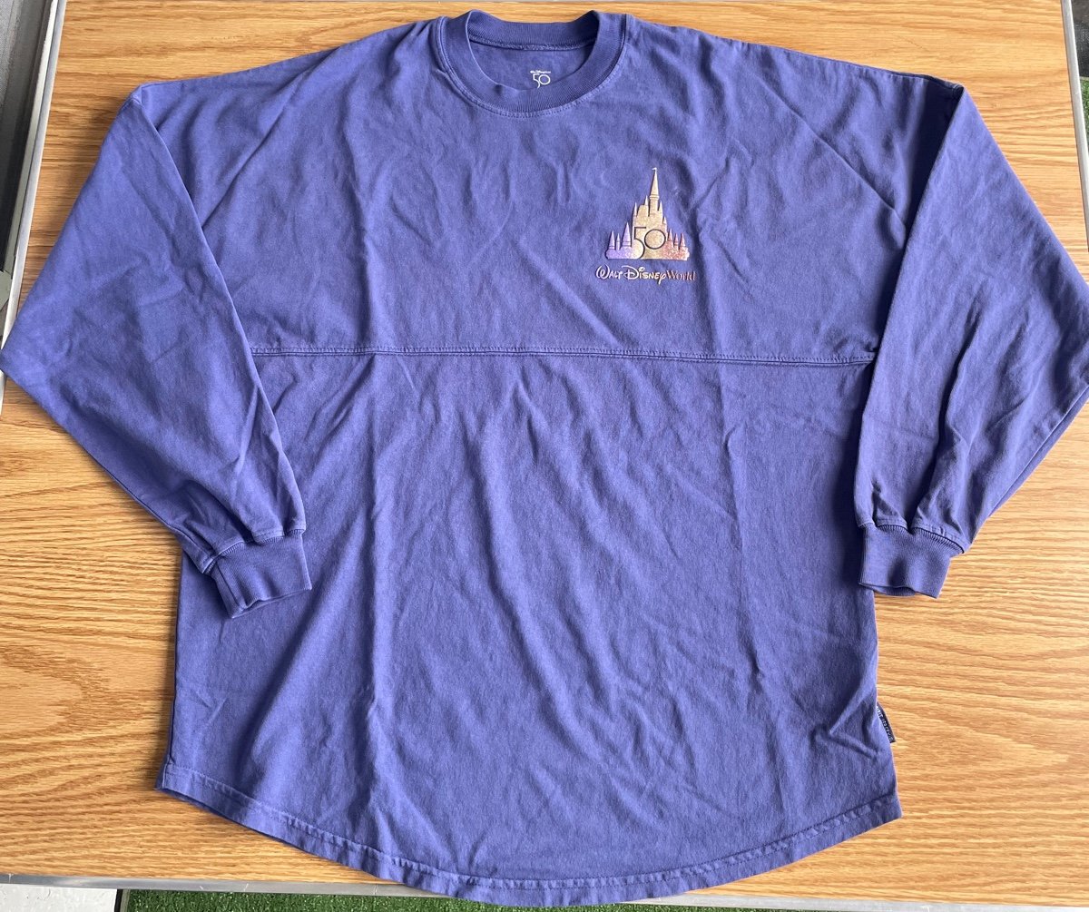 2021 Walt Disney World 50th Anniversary Castle outlets Spirit Jersey Purple SMALL NWT